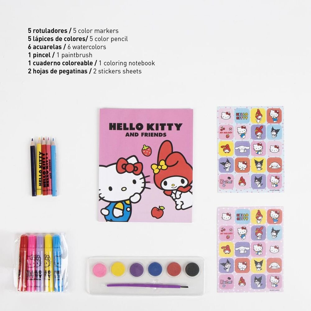 Set papeleria mochila Hello Kitty and Friends - Imagen 6
