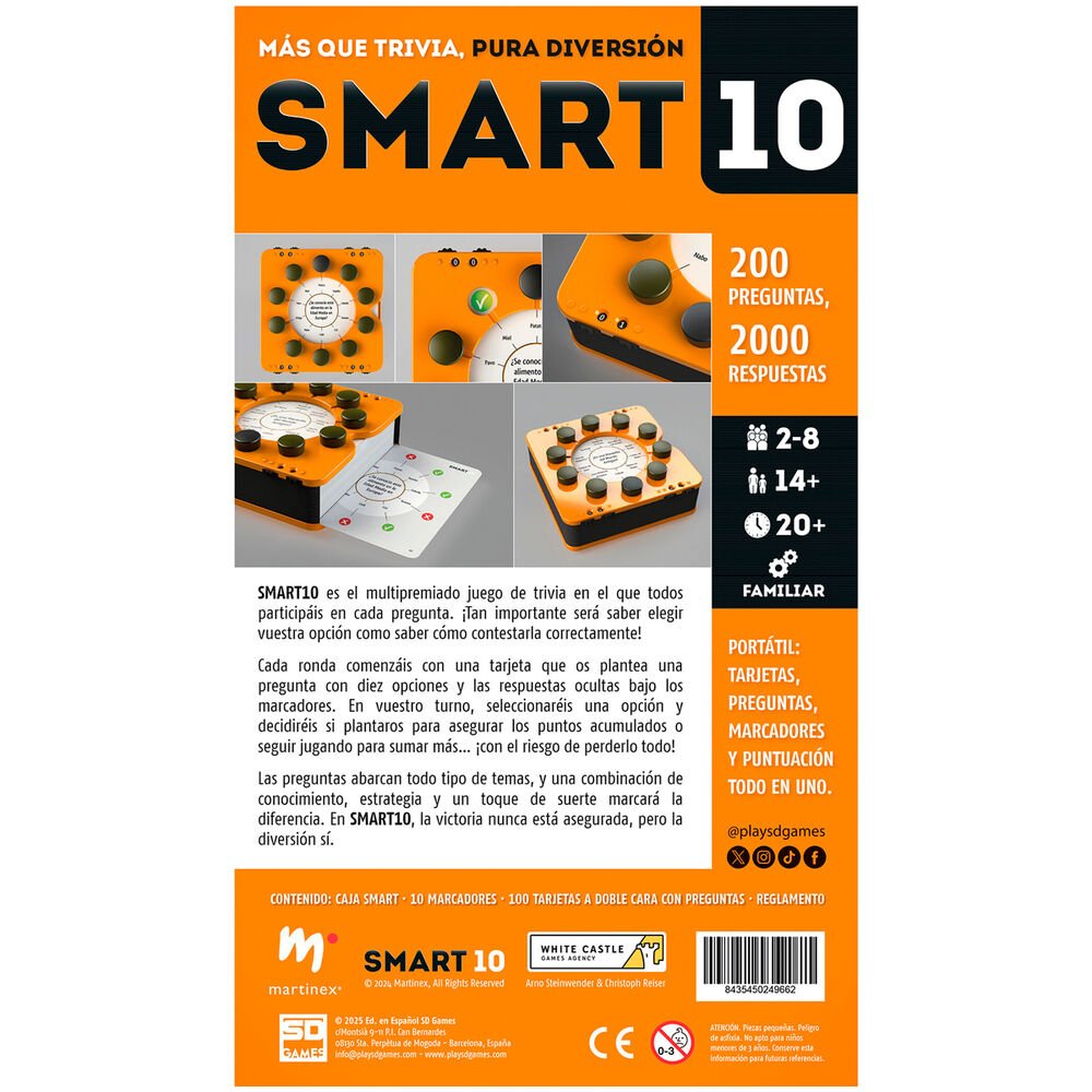 Juego mesa Smart 10 español - Imagen 3