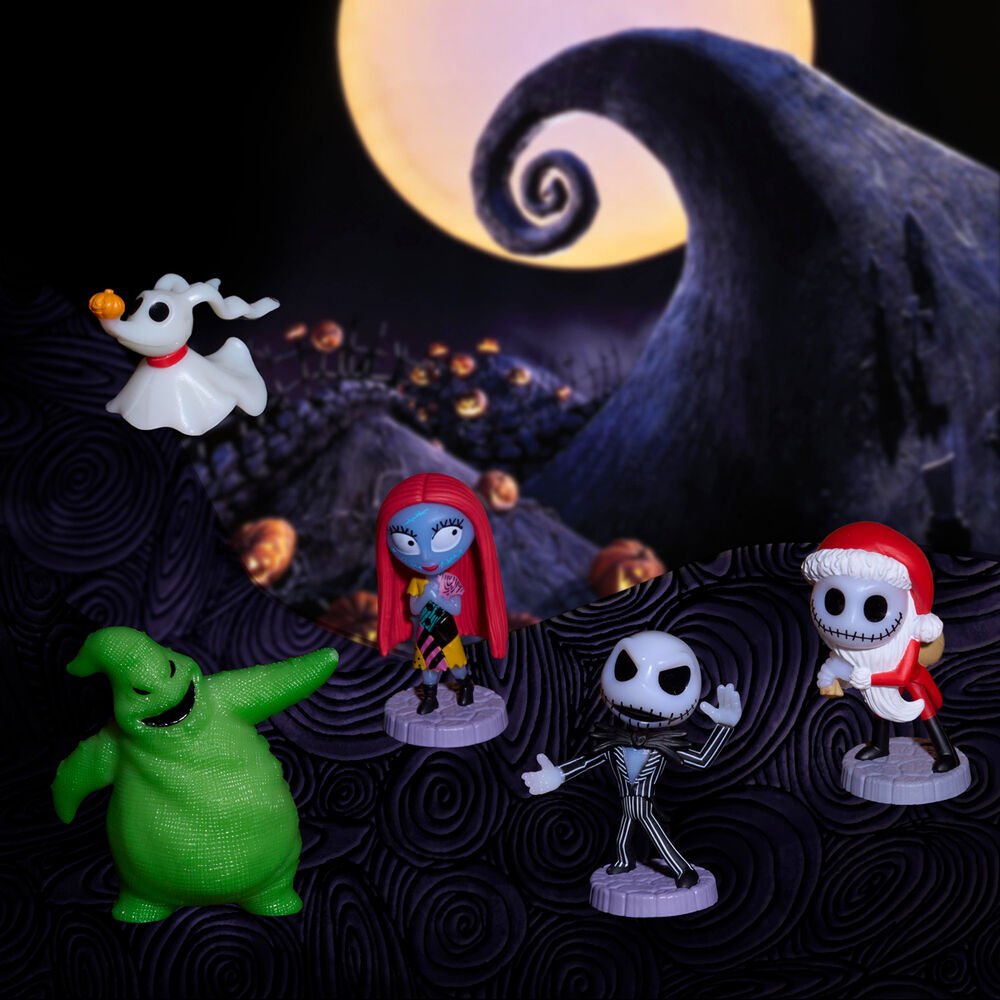 Blister 5 figuras Pesadilla Antes de Navidad Disney - Imagen 2