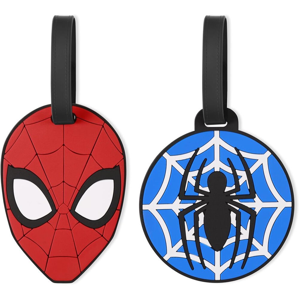Set 2 Etiquetas de Equipaje Spiderman Marvel - Imagen 2