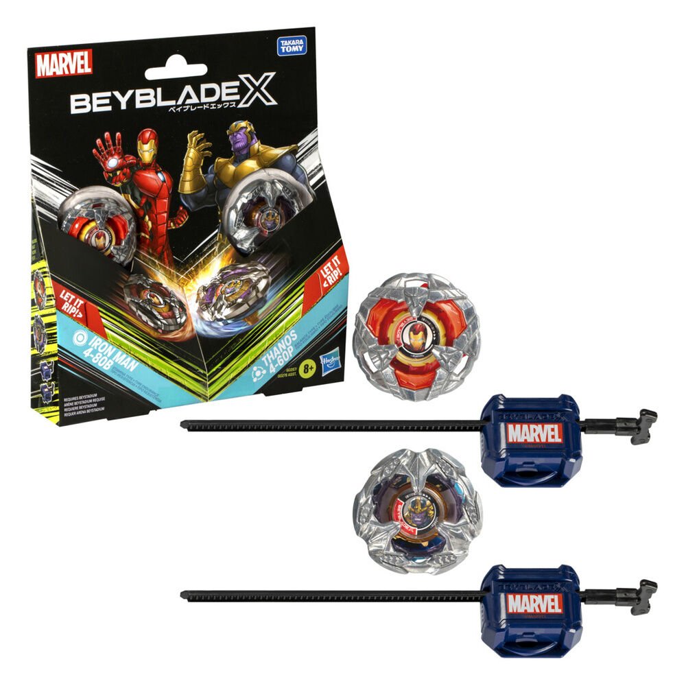 Kit inicial Beyblade X Marvel surtido - Imagen 2
