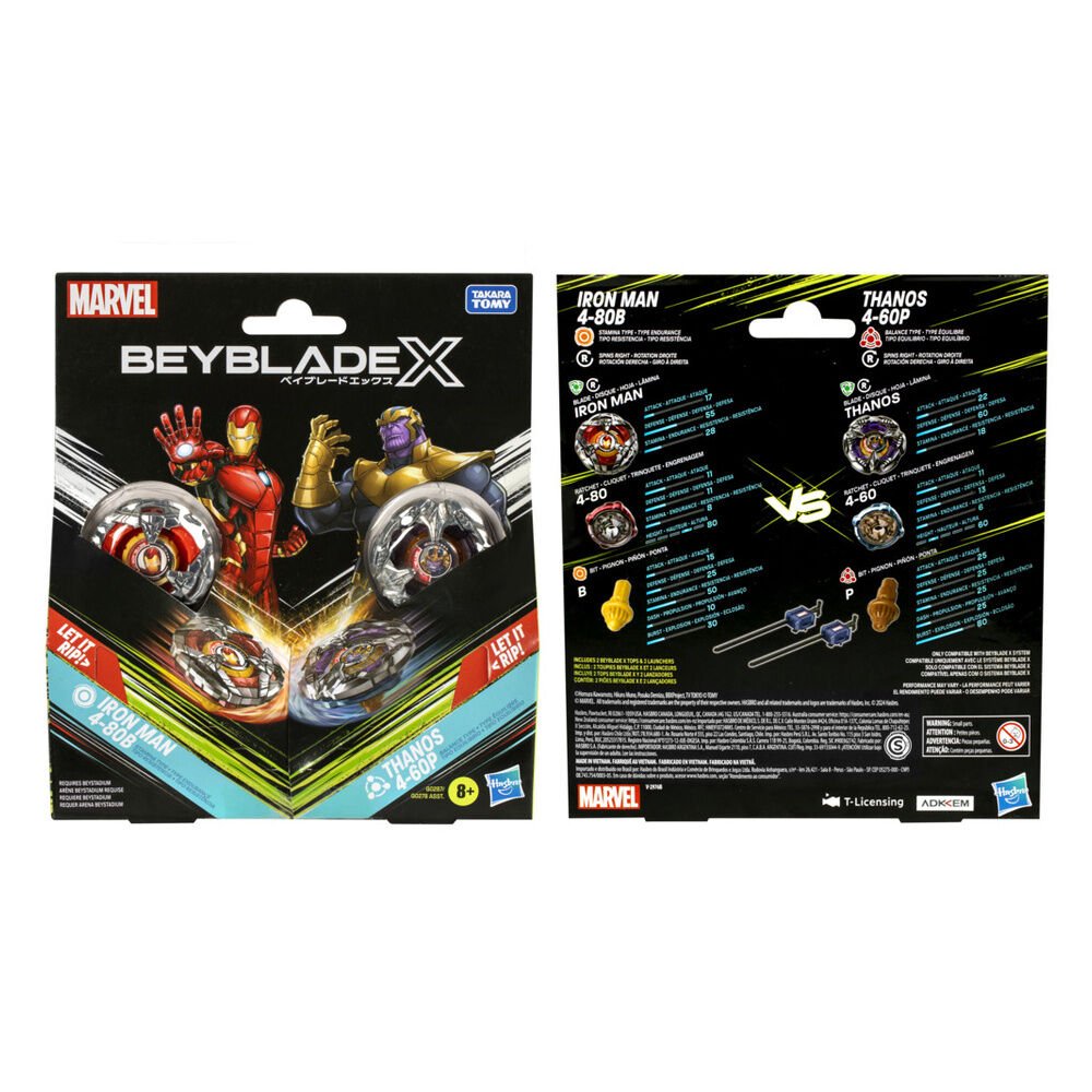 Kit inicial Beyblade X Marvel surtido - Imagen 3