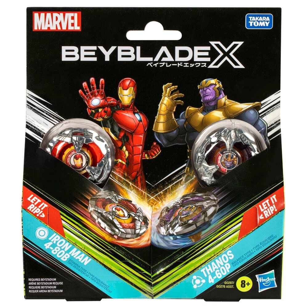 Kit inicial Beyblade X Marvel surtido - Imagen 5