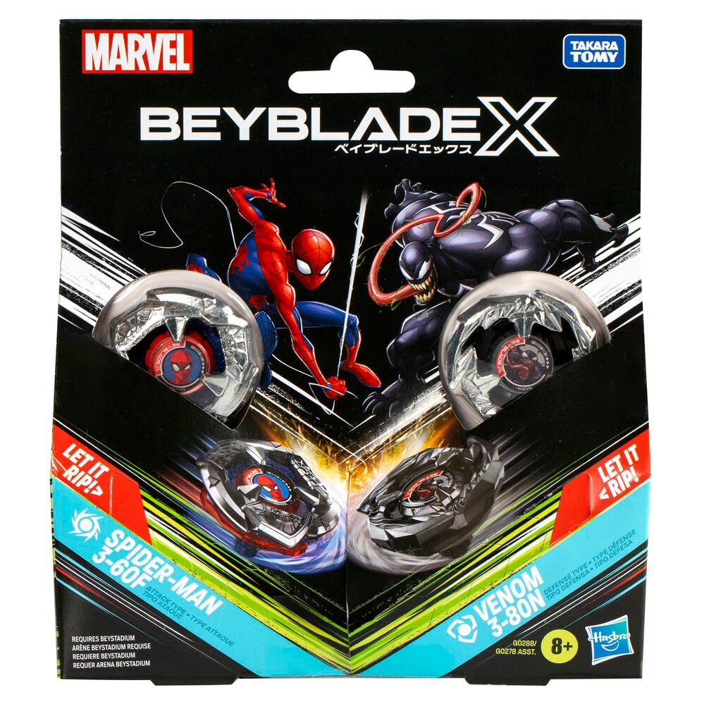 Kit inicial Beyblade X Marvel surtido - Imagen 6