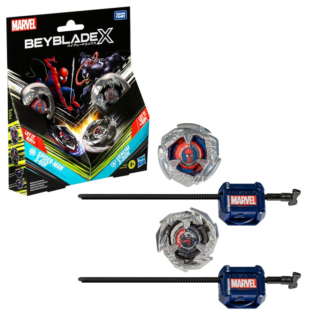 Kit inicial Beyblade X Marvel surtido - Imagen 7