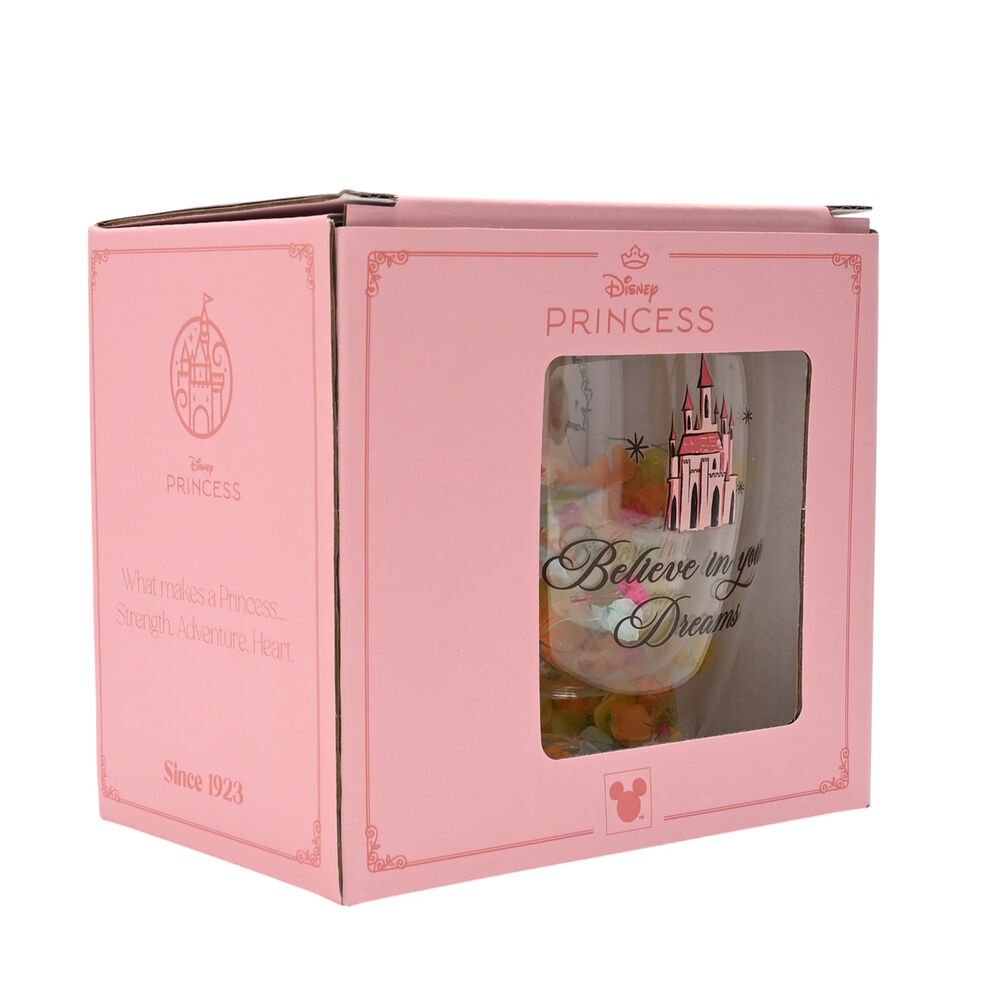 Taza cristal flores secas Princesas Disney - Imagen 3