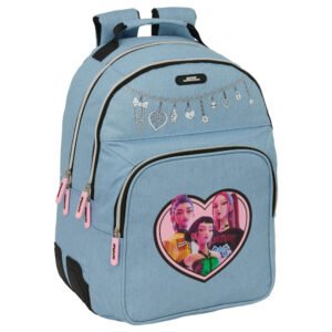 Mochila Huntrix Kpop Demon Hunters 42cm adaptable