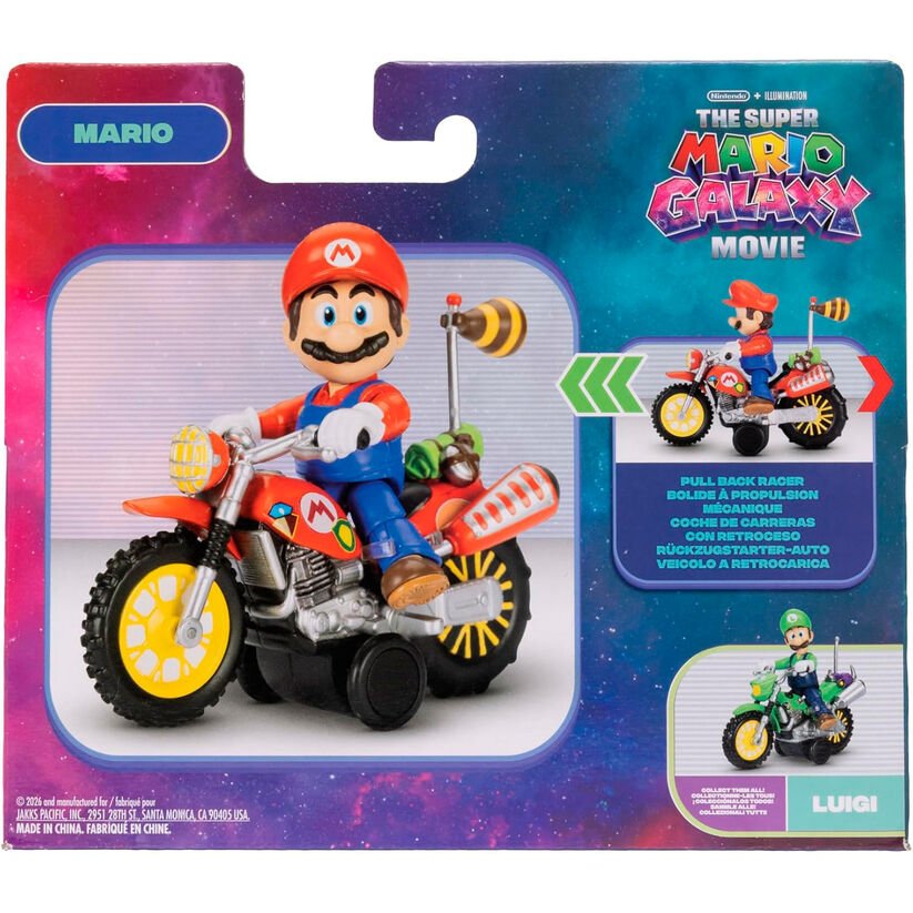 Figura + vehiculo Super Mario Galaxy Movie Super Mario Bros - Imagen 6