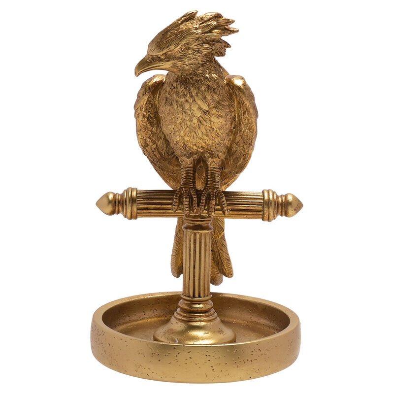Figura exposicion joyas Fawkes Harry Potter 21cm
