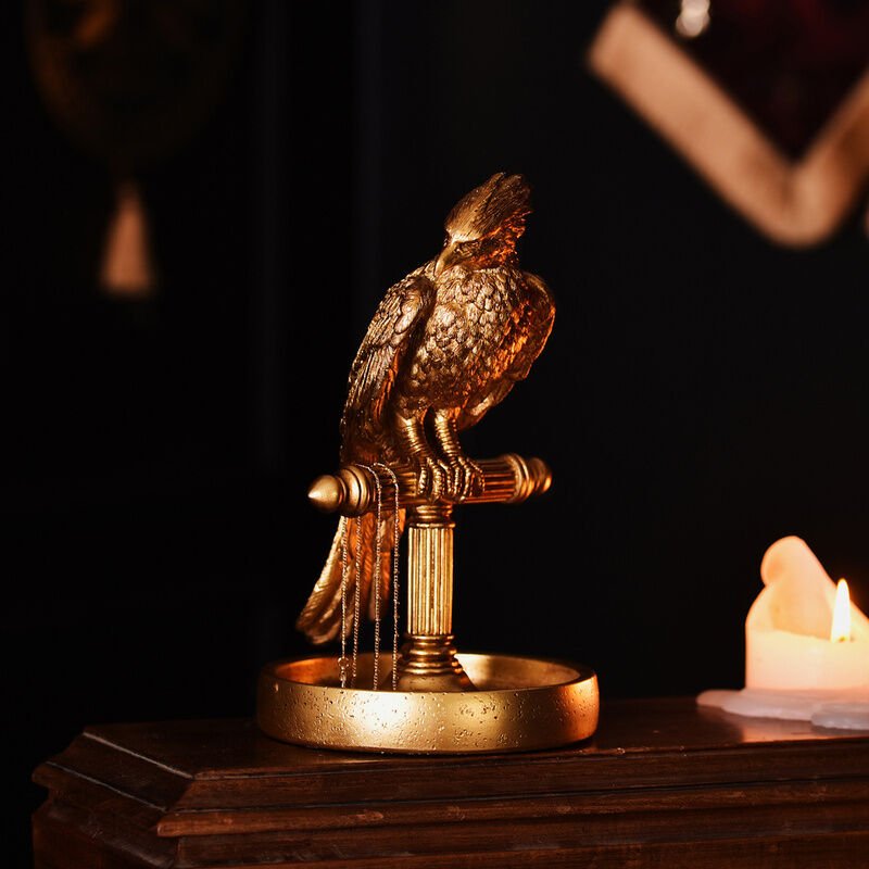 Figura exposicion joyas Fawkes Harry Potter 21cm - Imagen 5