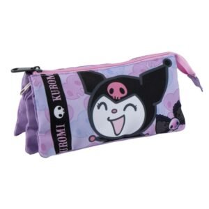 Portatodo Kuromi Hello Kitty triple