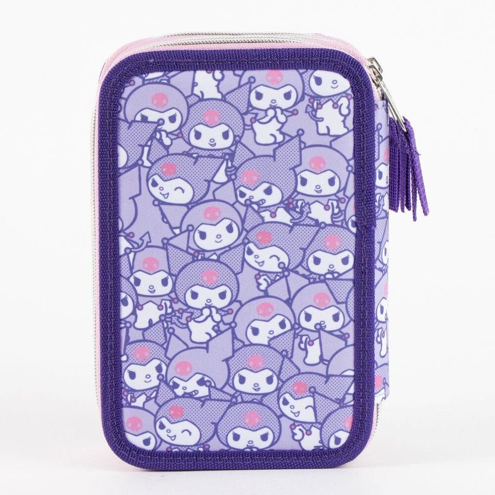 Plumier Kuromi Hello Kitty triple - Imagen 2