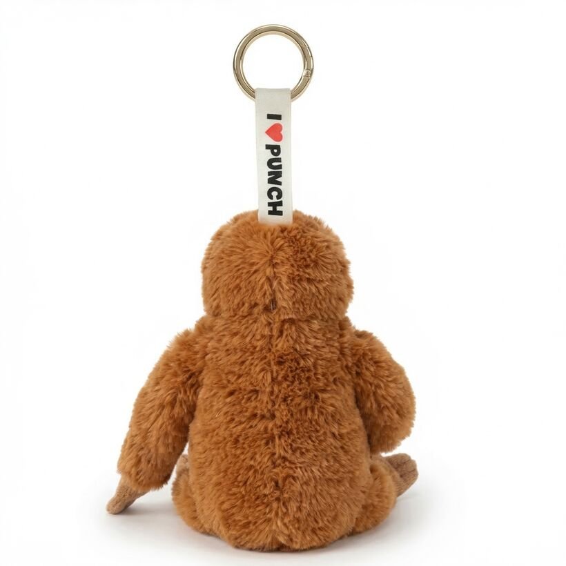 Llavero Peluche mono Punch 15cm - Imagen 2