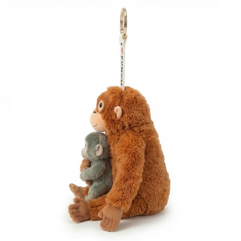 Llavero Peluche mono Punch 15cm - Imagen 3