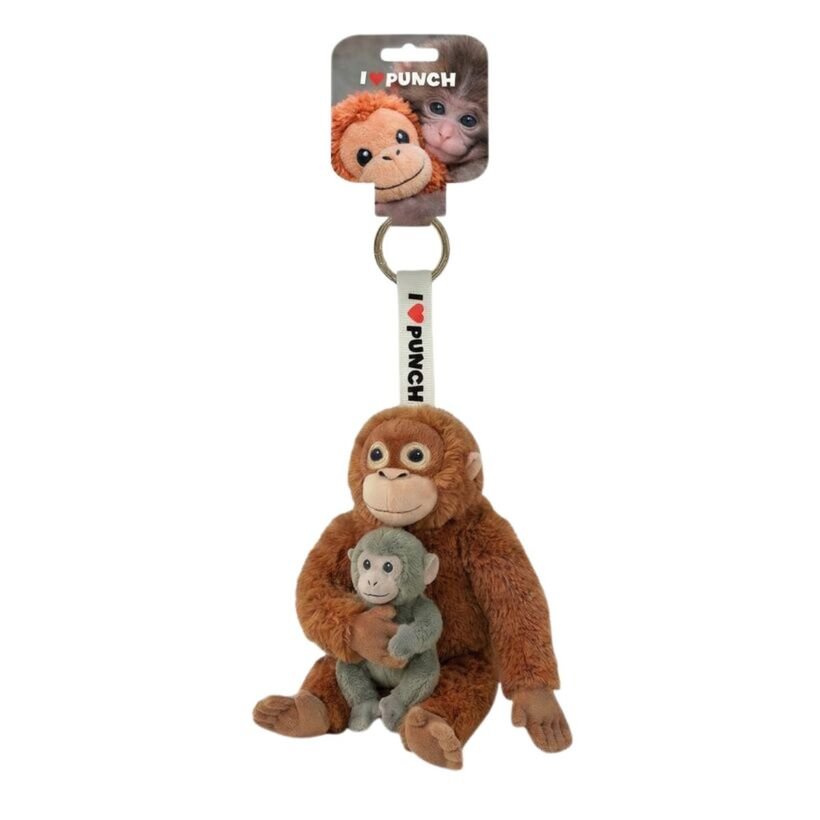 Llavero Peluche mono Punch 15cm - Imagen 4