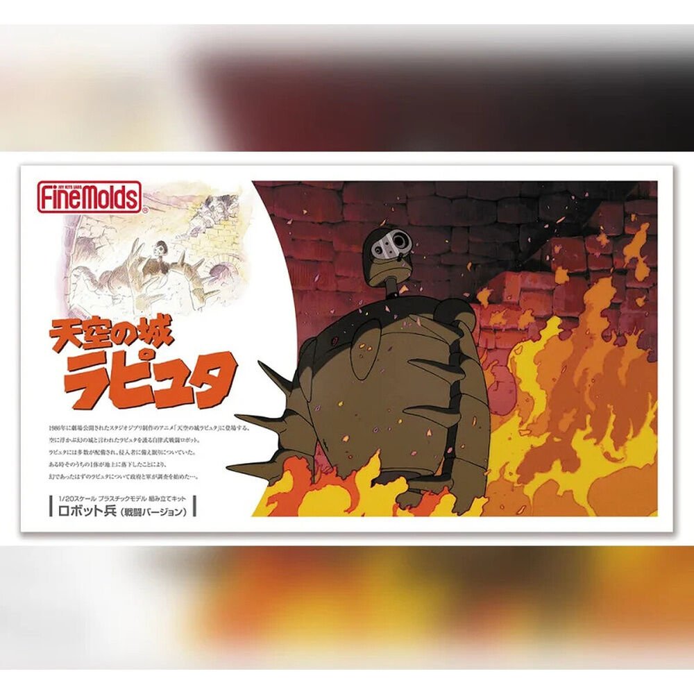Maqueta Model Kit Robot Soldier Combat version Castle in the Sky - Imagen 3