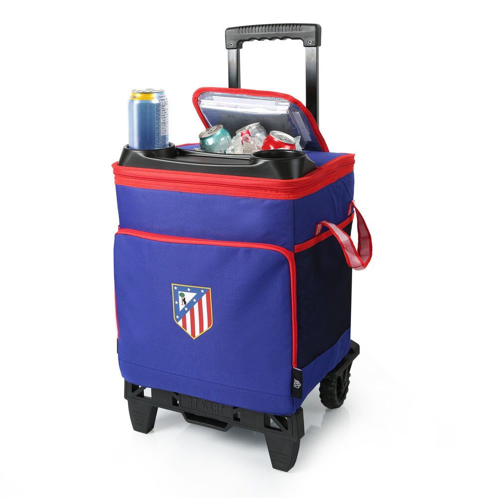 Bolsa porta alimentos carrito y ruedas Atletico de Madrid - Imagen 4