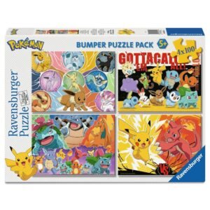 Puzzle Pokemon 4x100pzs