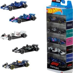 Blister 5 coches F1 Hot Wheels