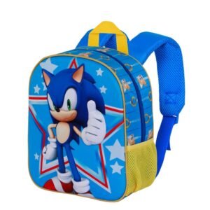 Mochila 3D Star Sonic the Hedgehog 31cm