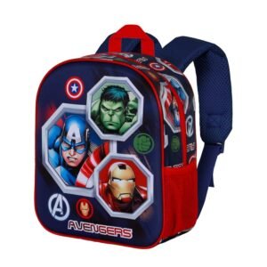 Mochila 3D Assemble Vengadores Avengers Marvel 31cm
