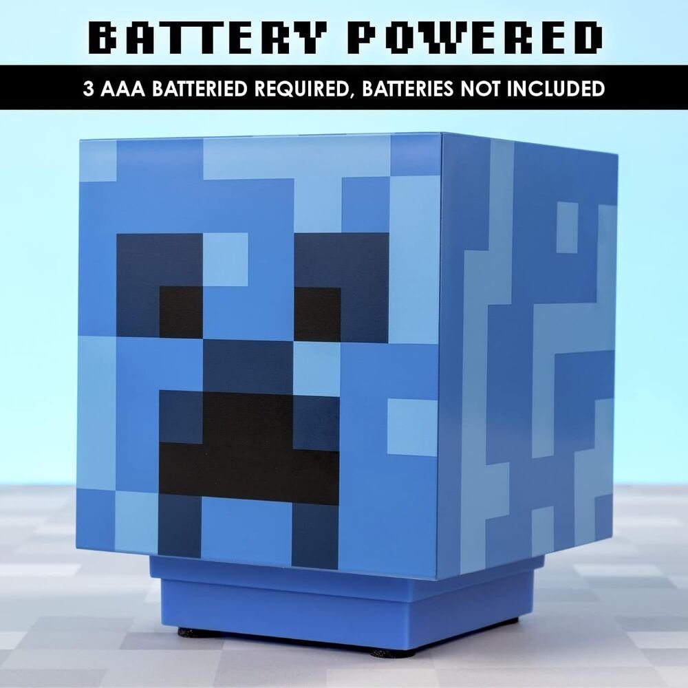 Lampara sonido 3D Charged Creeper Minecraft - Imagen 2