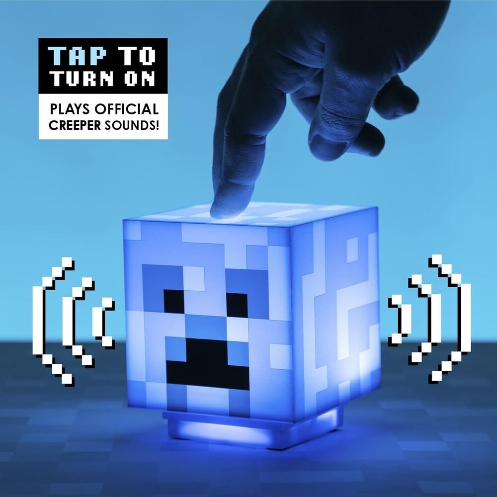 Lampara sonido 3D Charged Creeper Minecraft - Imagen 4