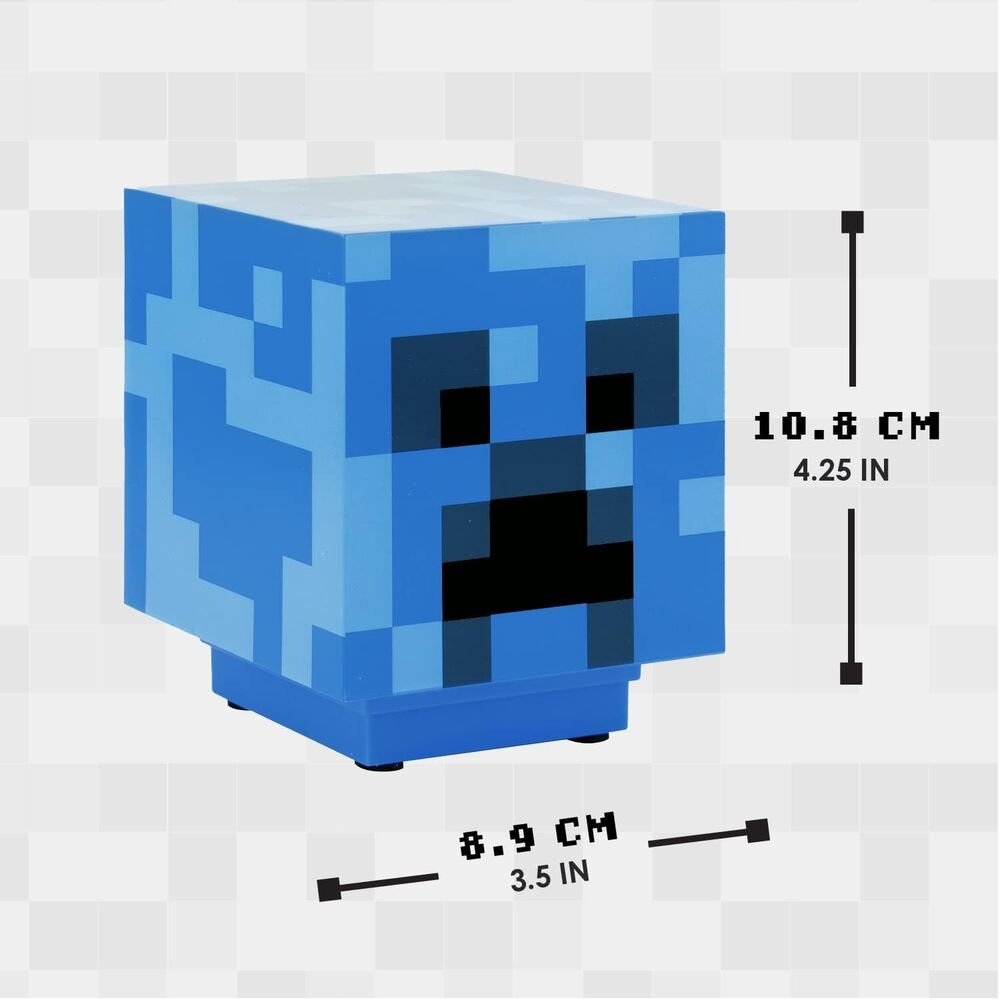 Lampara sonido 3D Charged Creeper Minecraft - Imagen 7