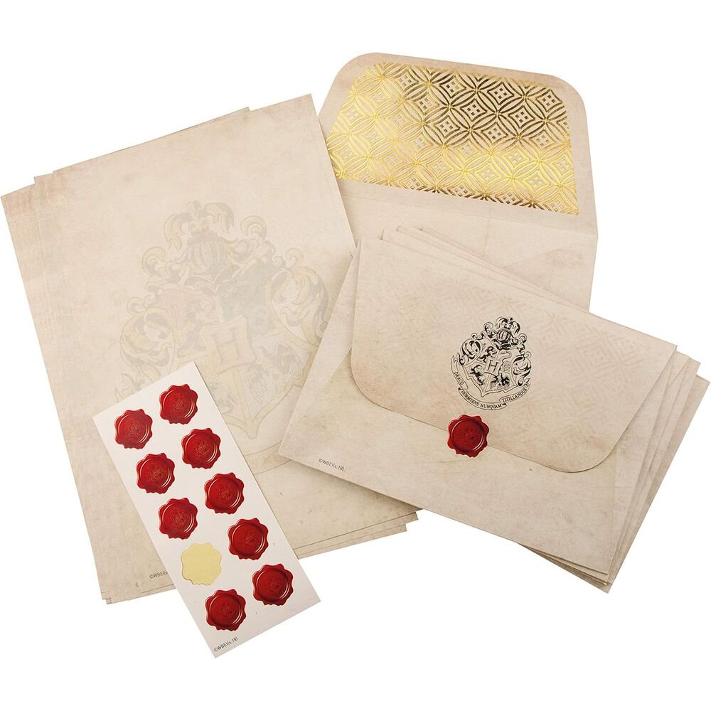 Set escritura cartas Hogwarts Harry Potter - Imagen 3