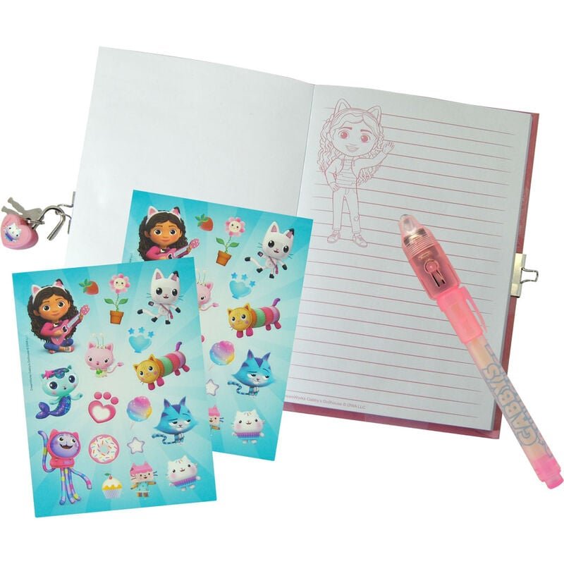 Diario boligrafo magico La Casa de Muñecas de Gabby - Imagen 2