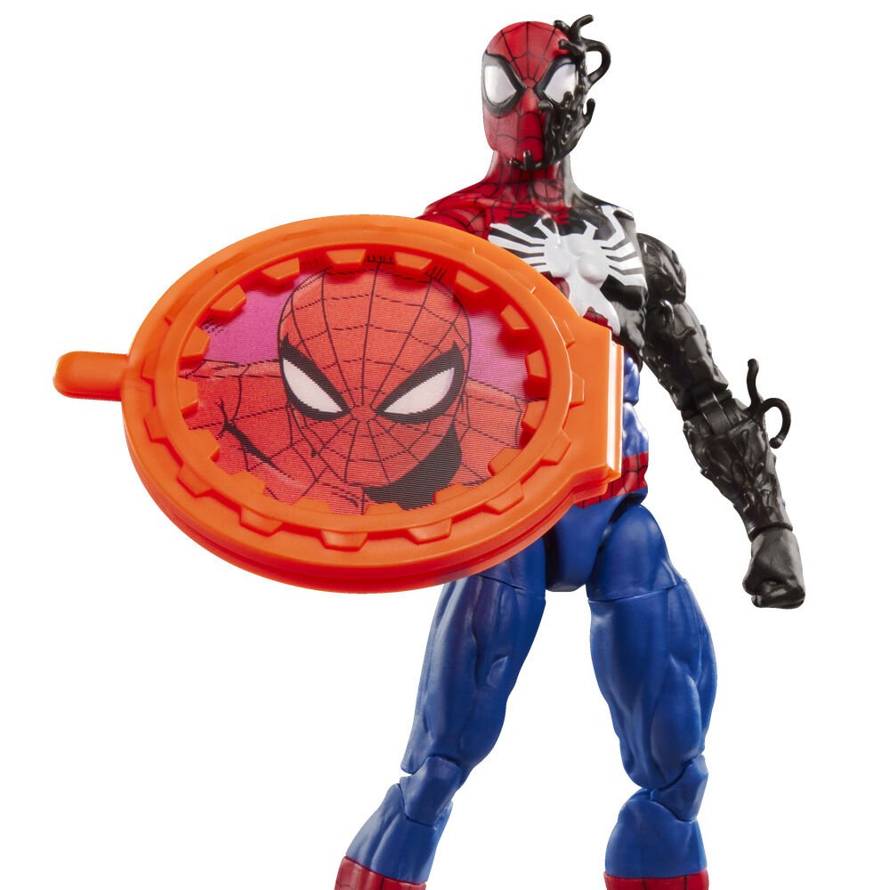 Figura Spiderman Alien Costume Secret Wars Marvel Legends Series 15cm - Imagen 6
