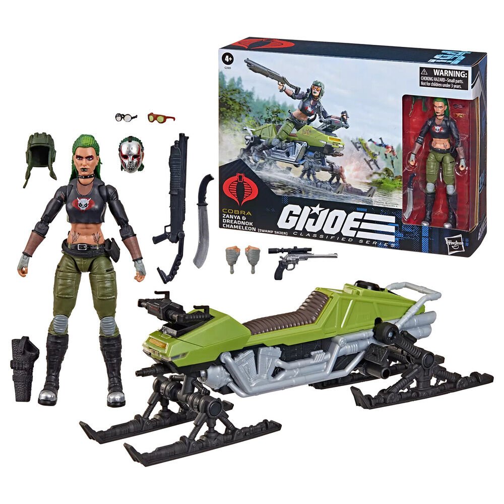 Figura Zanya and Dreadnok Chameleon Classified Series Cobra G.I. Joe 15cm - Imagen 2