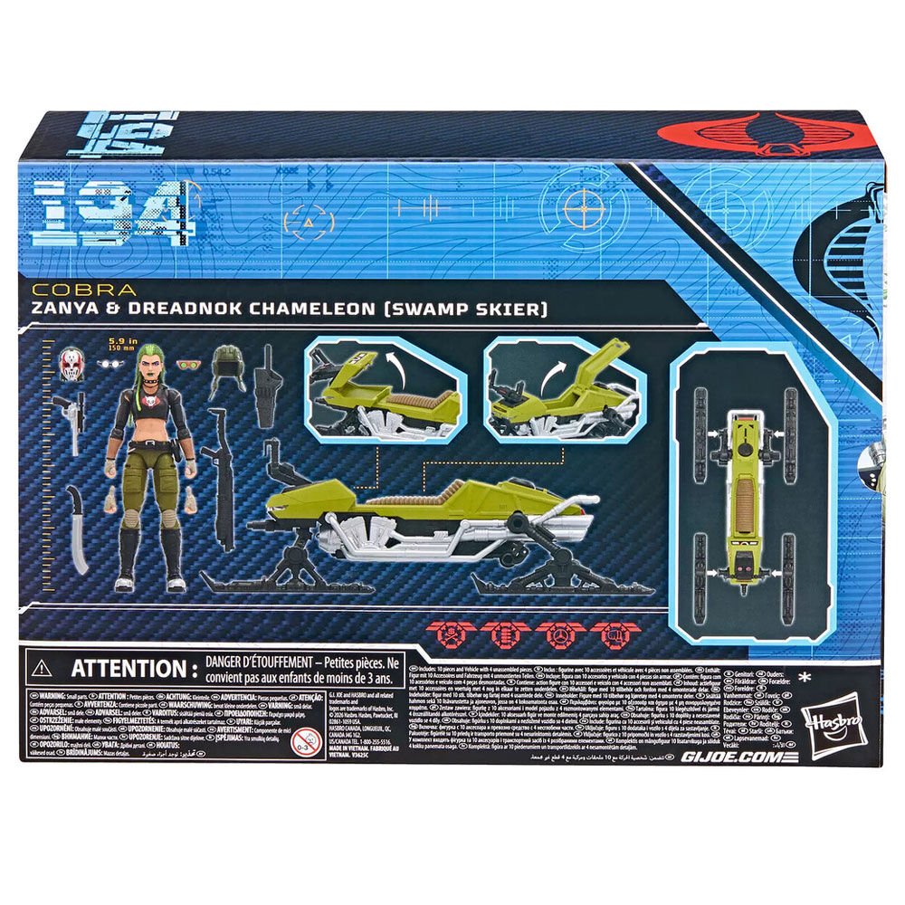 Figura Zanya and Dreadnok Chameleon Classified Series Cobra G.I. Joe 15cm - Imagen 5