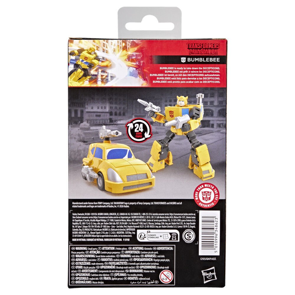 Figura Bumblebee Deluxe Class Transformers Devastation - Transformers Studio Series 10,5cm - Imagen 13