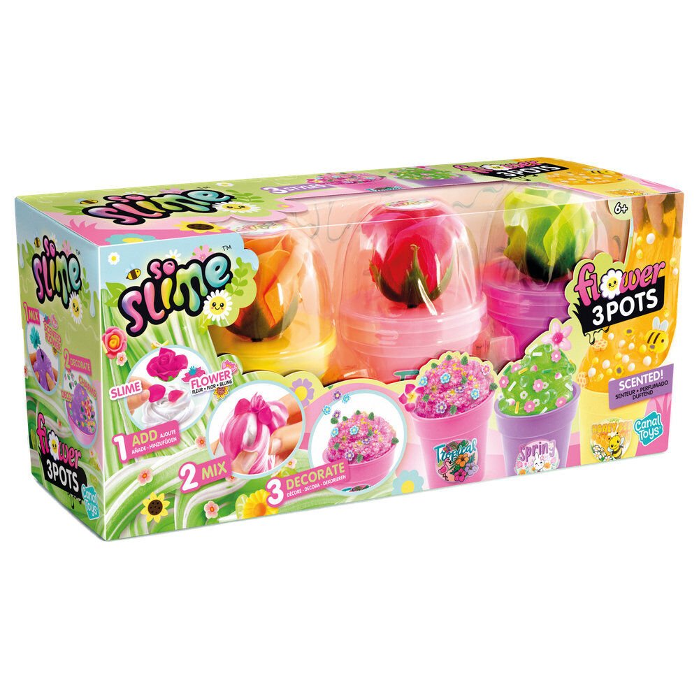 Set 3 macetas flores Slime Flower - Imagen 2