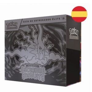 Estuche cartas Entrenador Elite Expansion Megaevolucion Oscuridad Absoluta Pokemon español