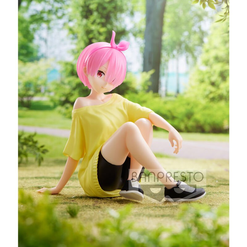 Figura Ram Training Syle Relax Time Re:Zero Starting Life in Another World 14cm - Imagen 5