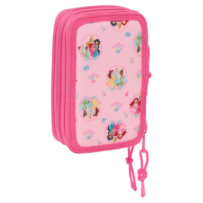 Plumier Princesas Disney triple 37pzs - Imagen 2