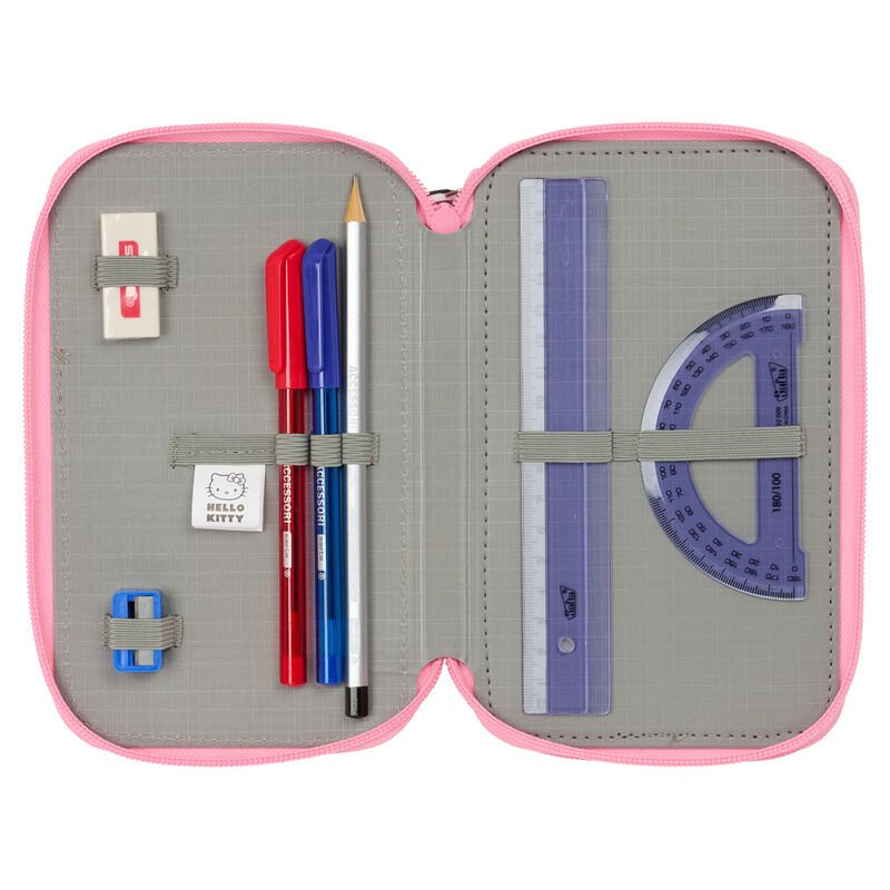 Plumier Hello Kitty triple 37pzs - Imagen 4