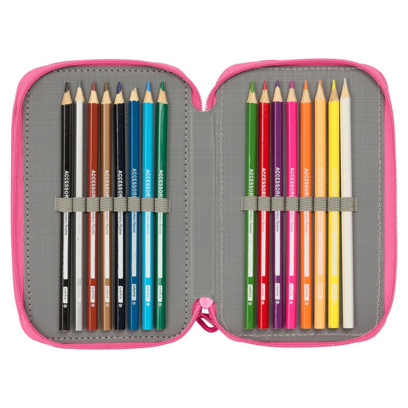 Plumier Princesas Disney triple 37pzs - Imagen 5