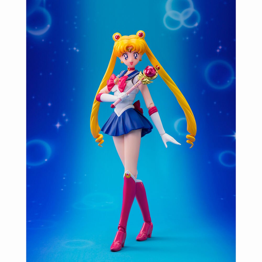 Figura S.H. Figuarts Crystal Star Compact Edition Sailor Moon 14cm - Imagen 7