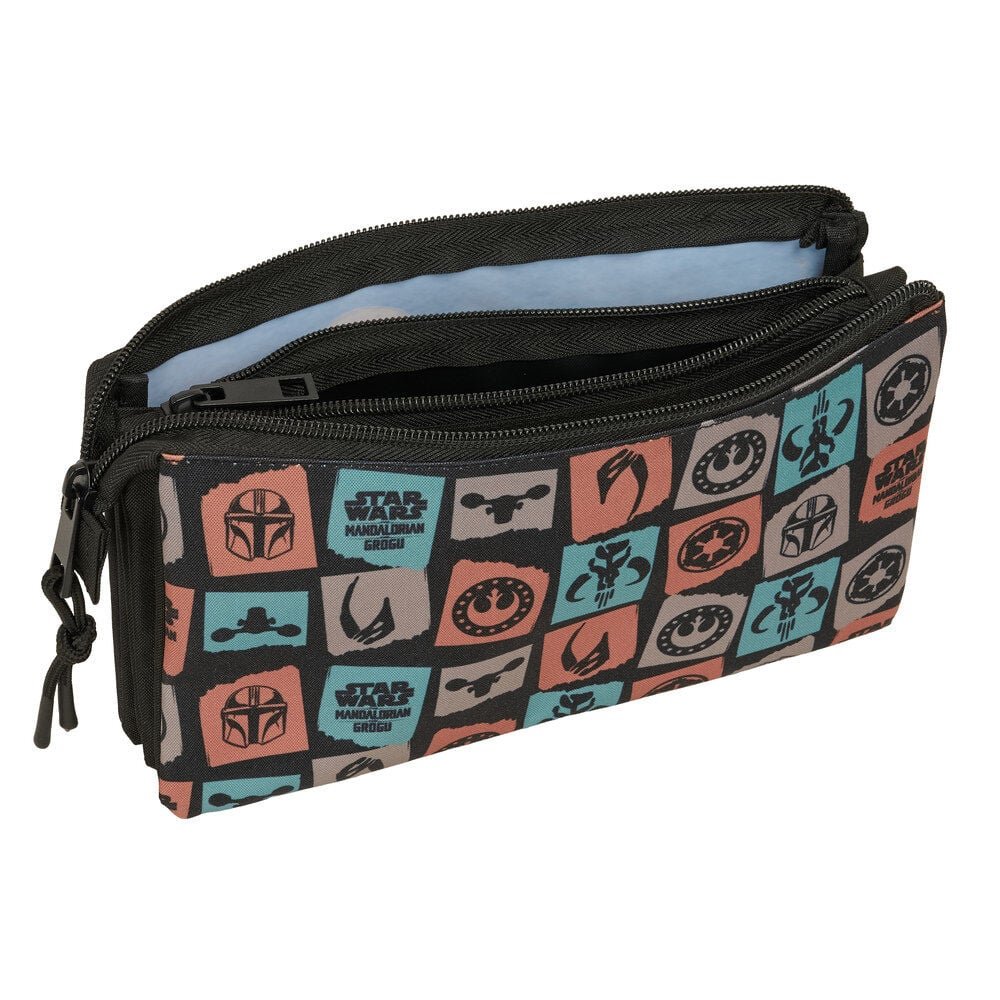 Portatodo Mandalorian & Grogu Star Wars triple - Imagen 3