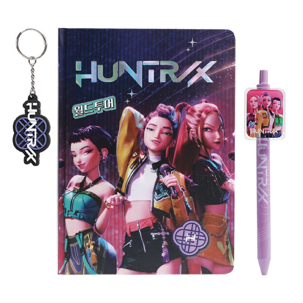 Cuaderno + boligrafo + llavero K-Pop Demon Hunters - Imagen 2