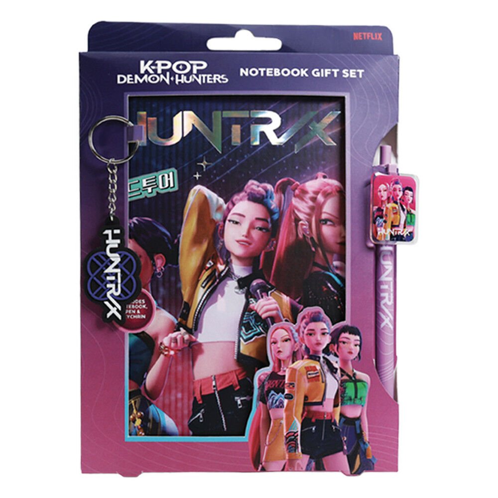 Cuaderno + boligrafo + llavero K-Pop Demon Hunters - Imagen 3