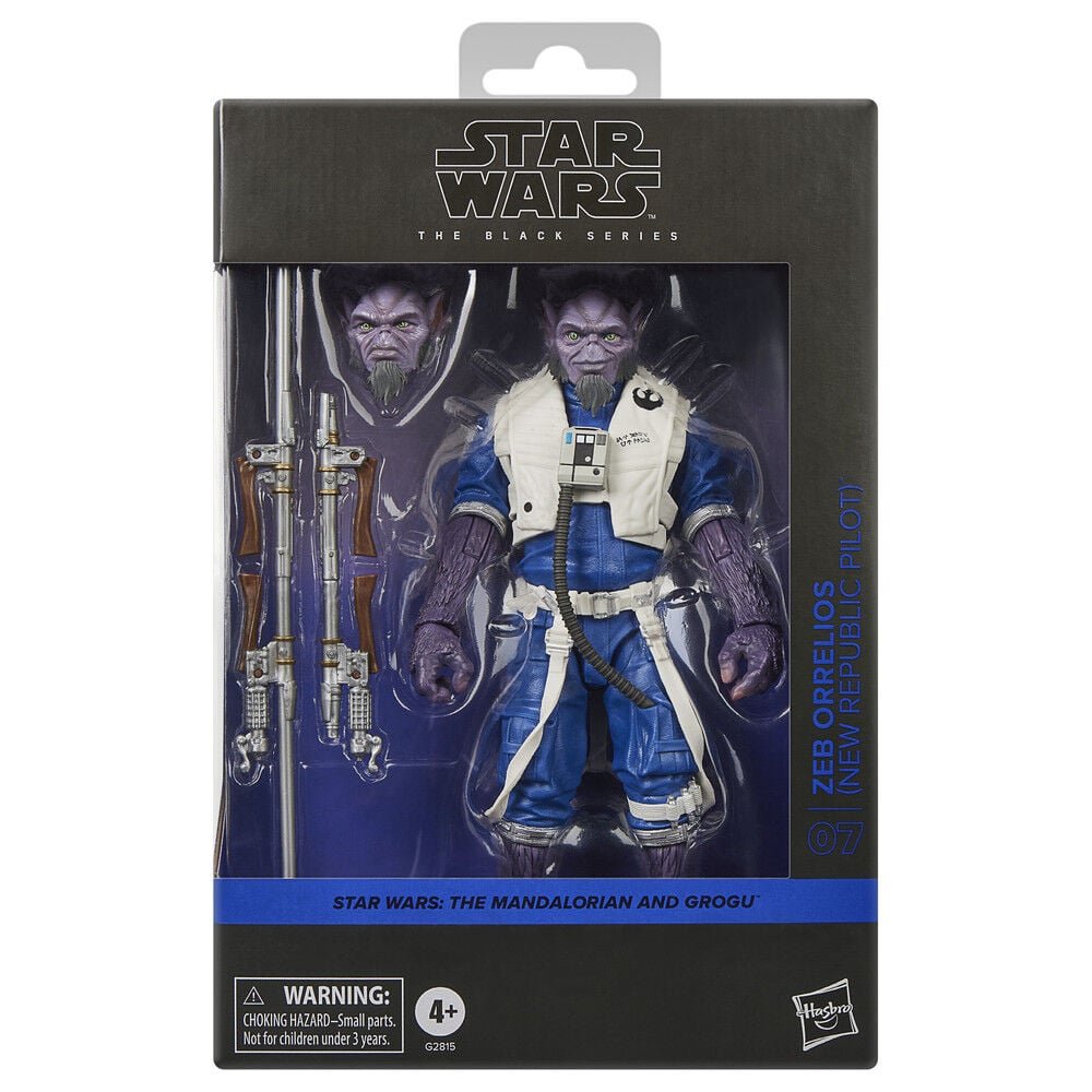 Figura Zeb Orrelios New Republic Pilot Star Wars The Mandalorian & Grogu 15cm - Imagen 2