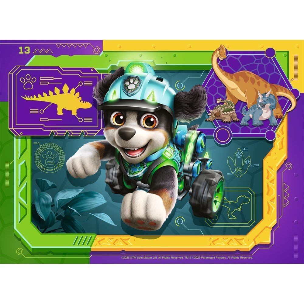Puzzle Dino Movie Patrulla Canina Paw Patrol 12-16-20-24pzs - Imagen 4