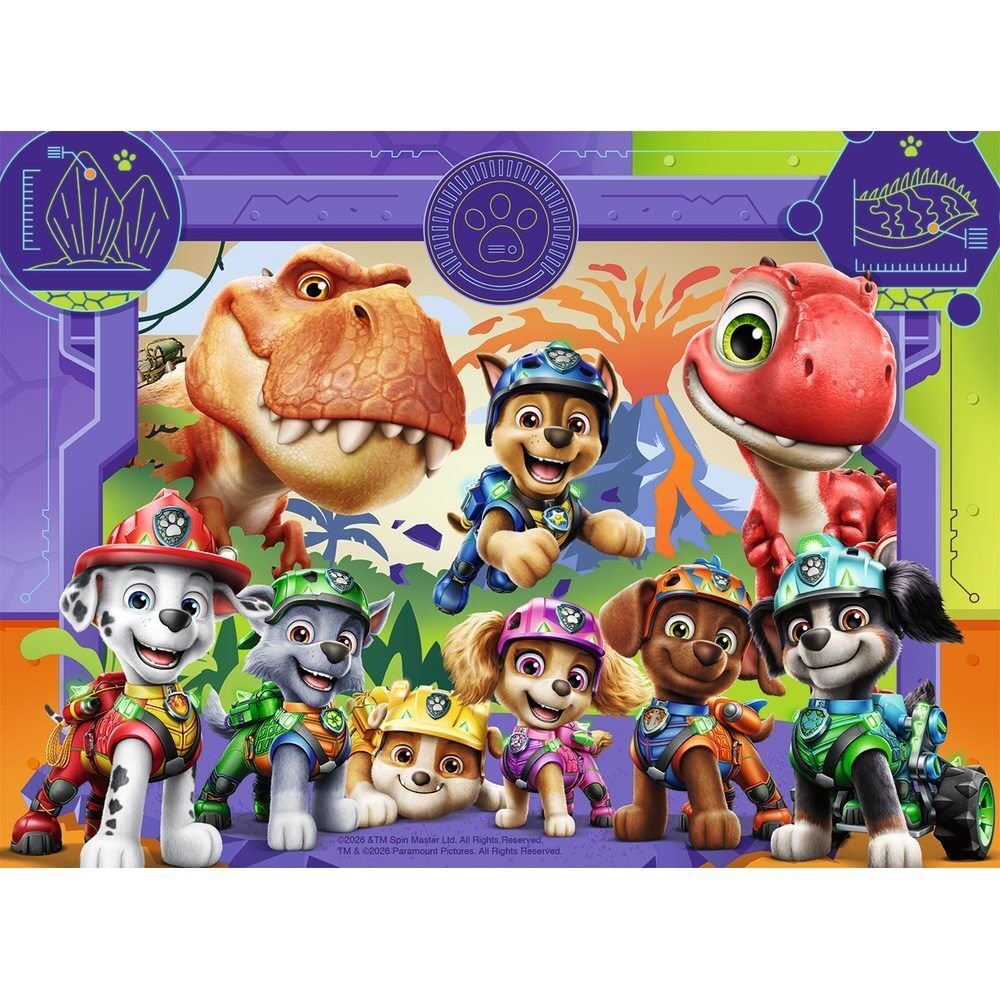 Puzzle Dino Movie Patrulla Canina Paw Patrol 12-16-20-24pzs - Imagen 5