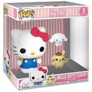Figura POP Jumbo Hello Kitty and Friends - Hello Kitty with Cinnamoroll & Pompompurin
